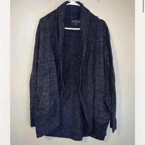 Barefoot Dreams CozyChic Lite Cardigan Sweater Size XS/S Gray
